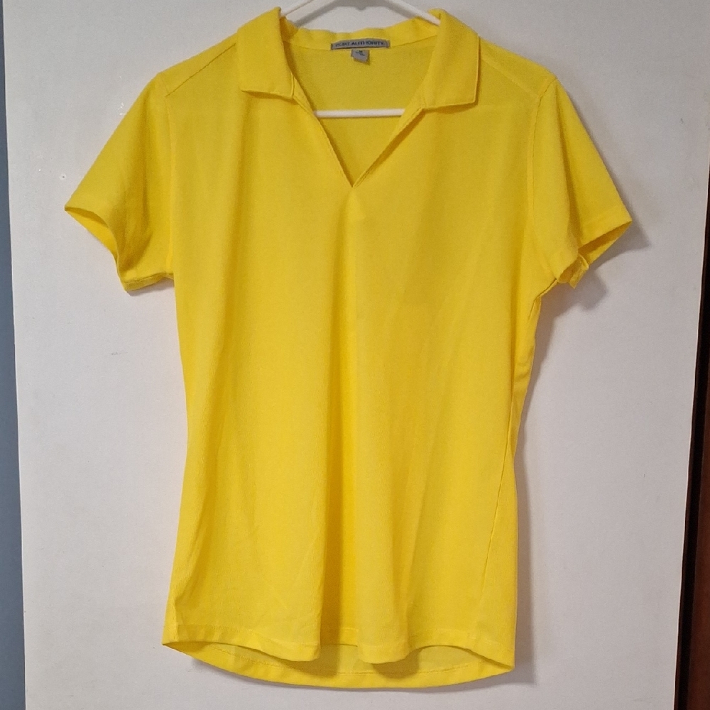 Port Authority Bright Yellow Women's Short Sleeve Polo